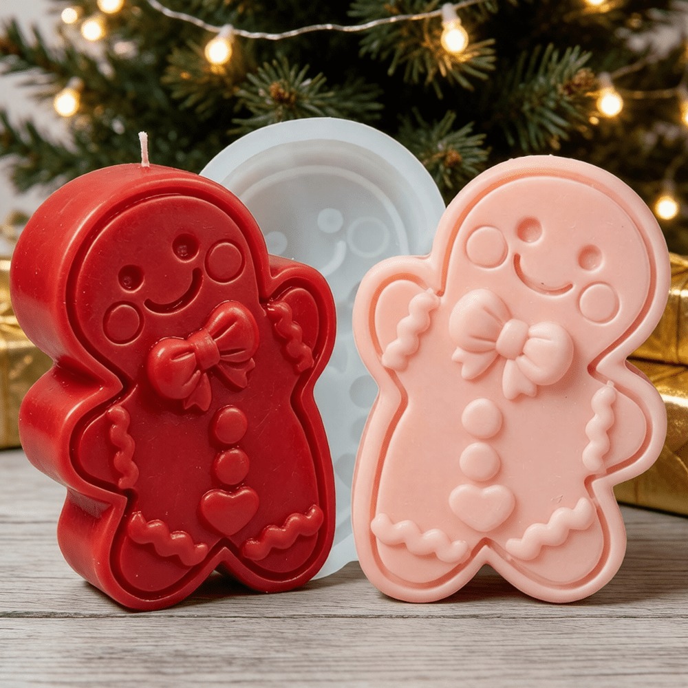 Soap Making Recipes - Moule en silicone pour bonhomme en