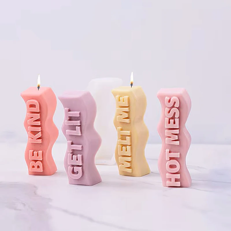 Soap Making Recipes - Moule en Silicone avec Slogan de