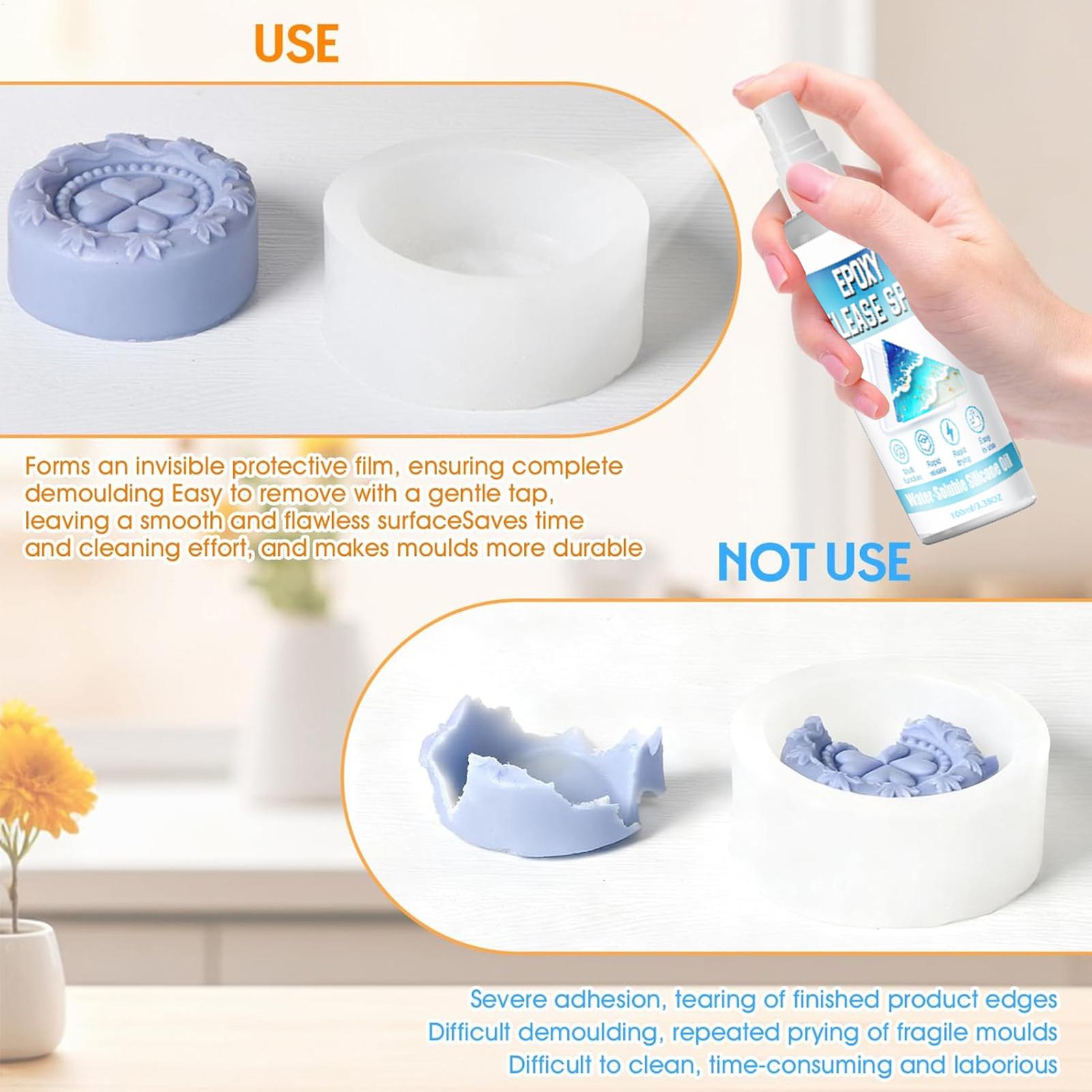 Spray de démoulage silicone, s - Soap Making Kits avis et prix