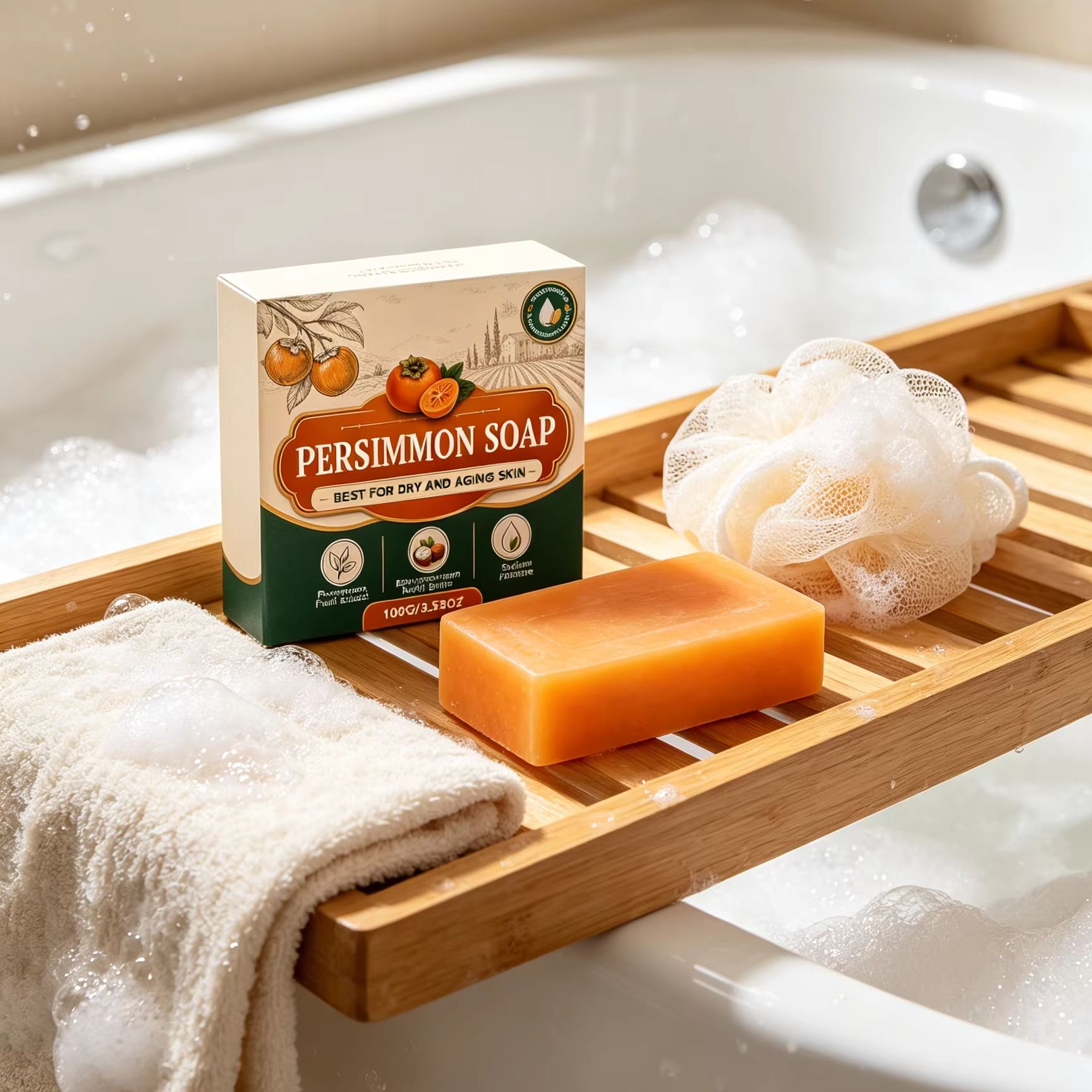 Savon au kaki pour éliminer le - Shea Butter Raw avis et prix