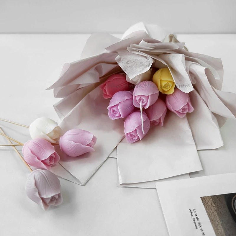 Moule à bougie tulipe 3D, fait - Soap Making Recipes avis et prix
