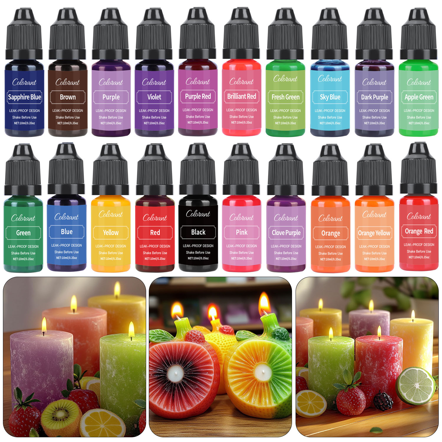 Colorant de bougie liquide pou - Soap Making Dye avis et prix