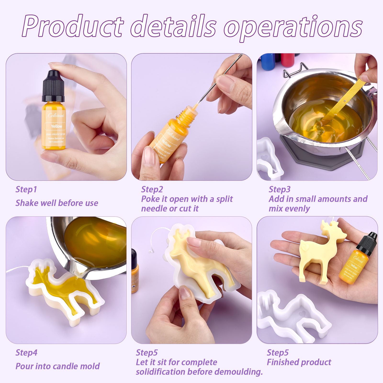 Kit de colorants pour bougies, - Soap Making Dye avis et prix