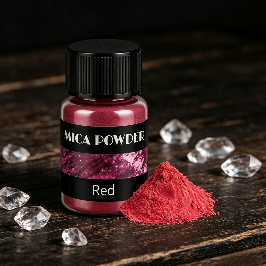 Poudre de mica rouge chatoyant - Oxide Pigment Soap avis et prix